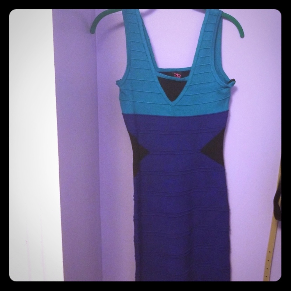 Colorblock dress